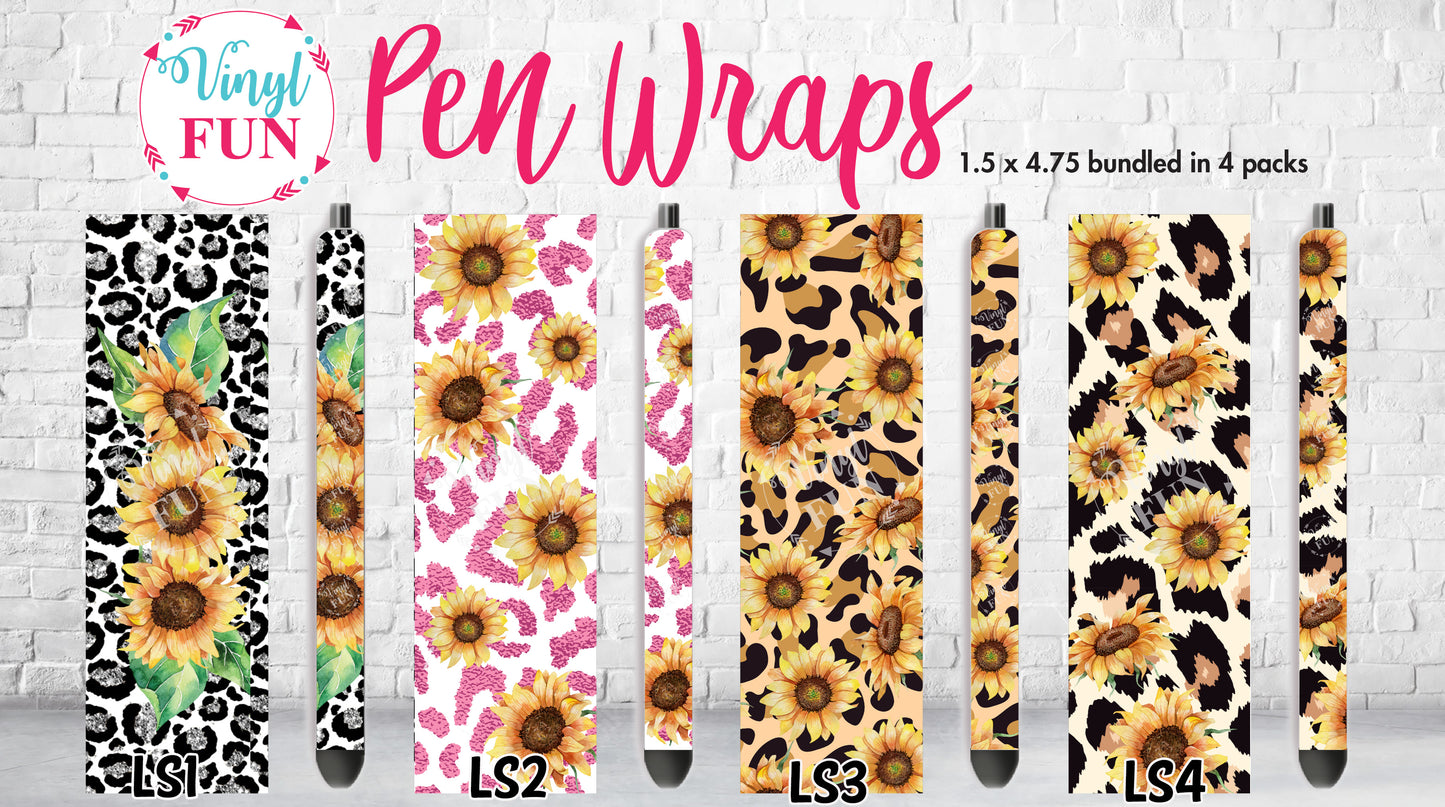 Leopard Sunflower Pen Collection