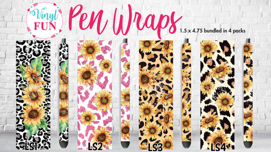 Leopard Sunflower Pen Collection