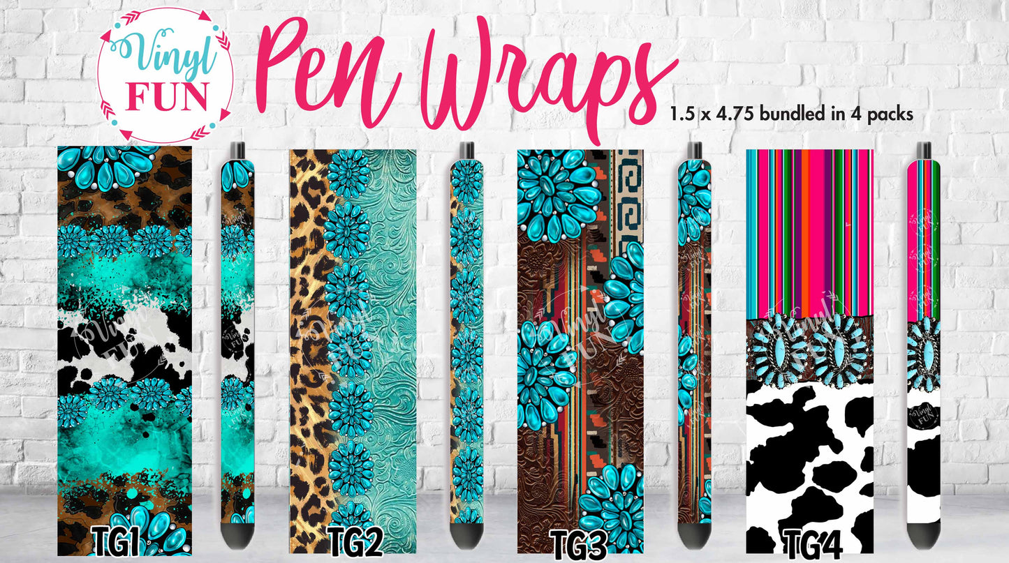 Turquoise Gems Pen Collection