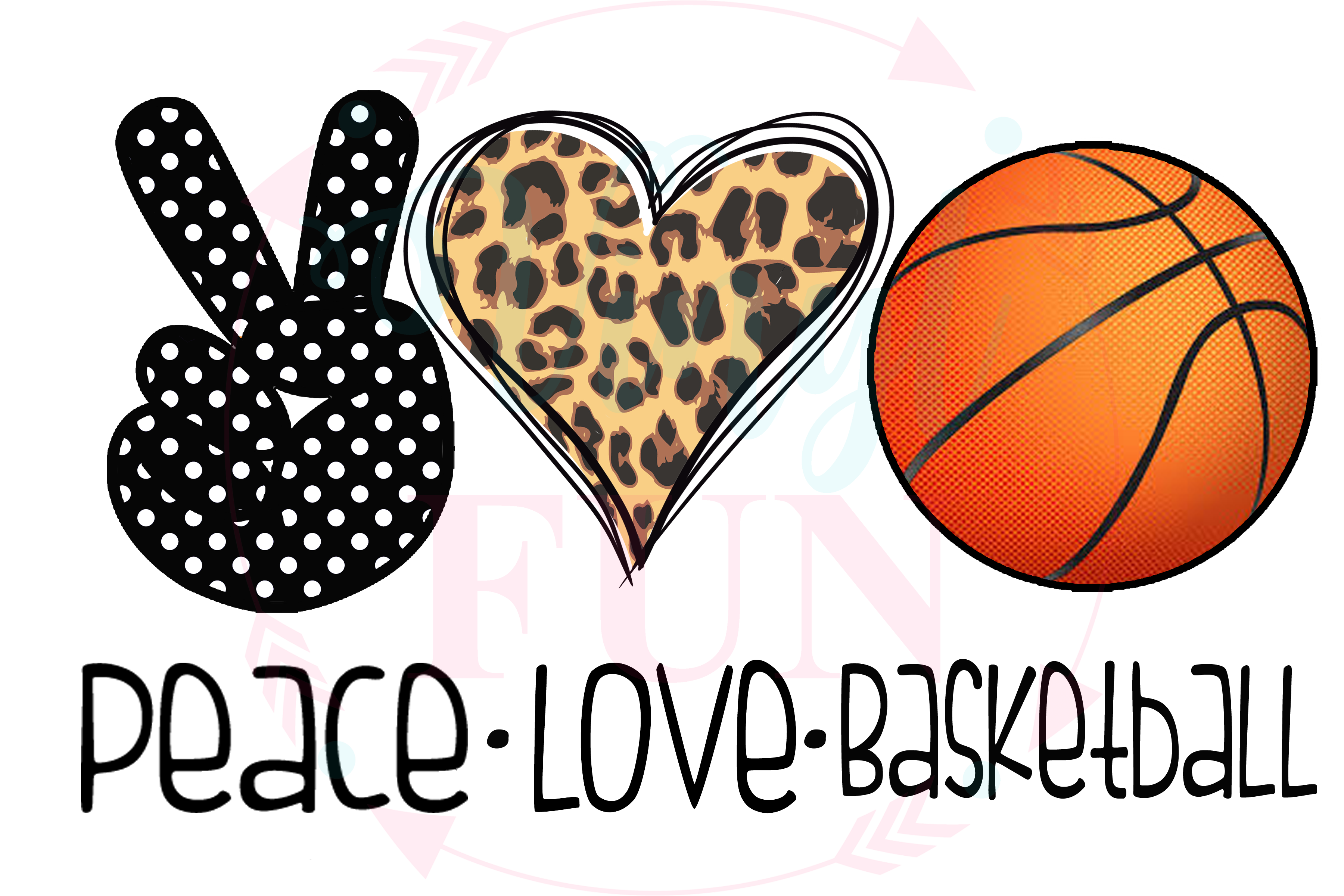 Heart Basketball, Glitter Vinyl Heat Transfer, Iron-on Basketball, Love  Basketball, Custom Basketball 