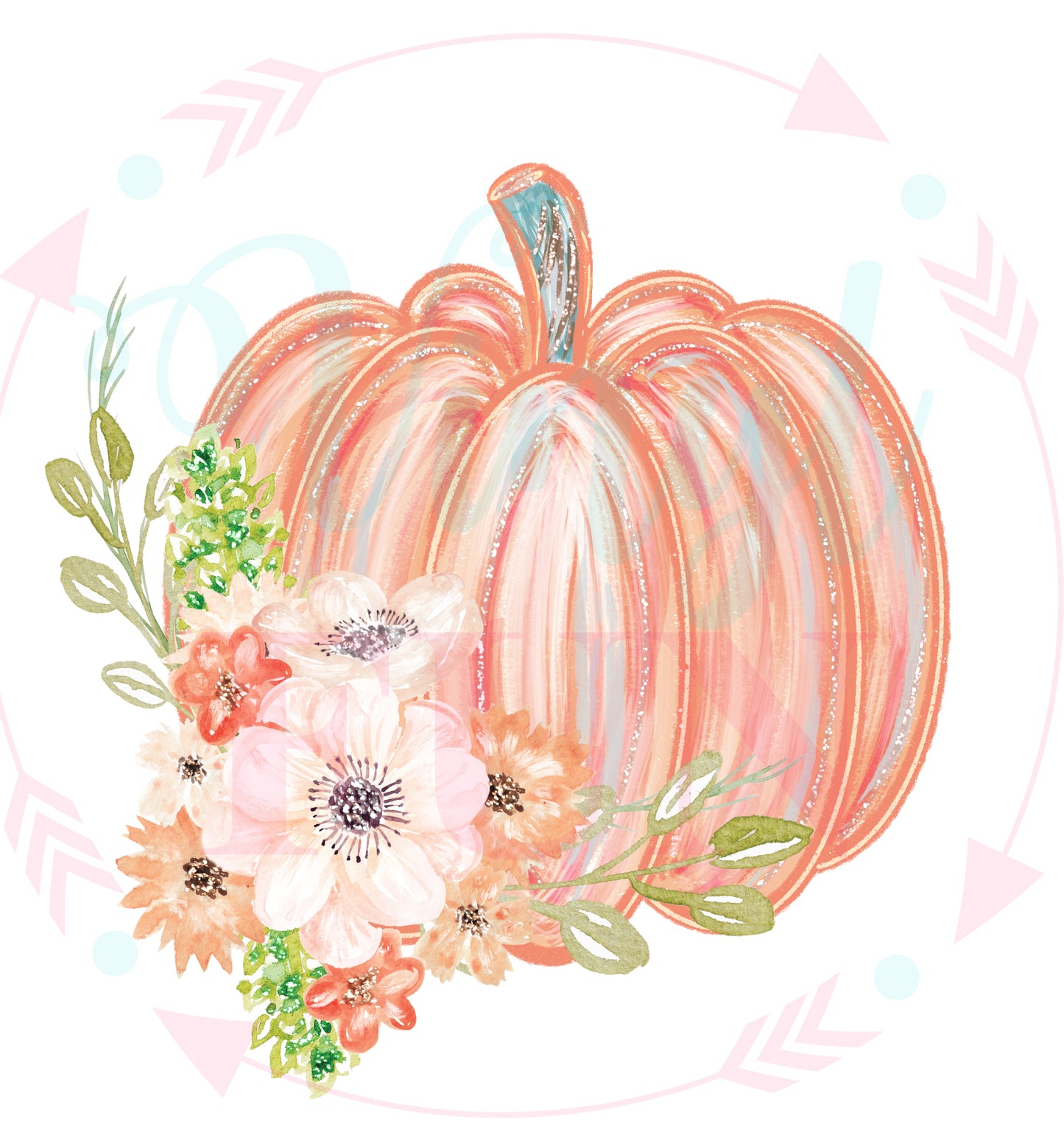 Watercolor Pumpkin-H59