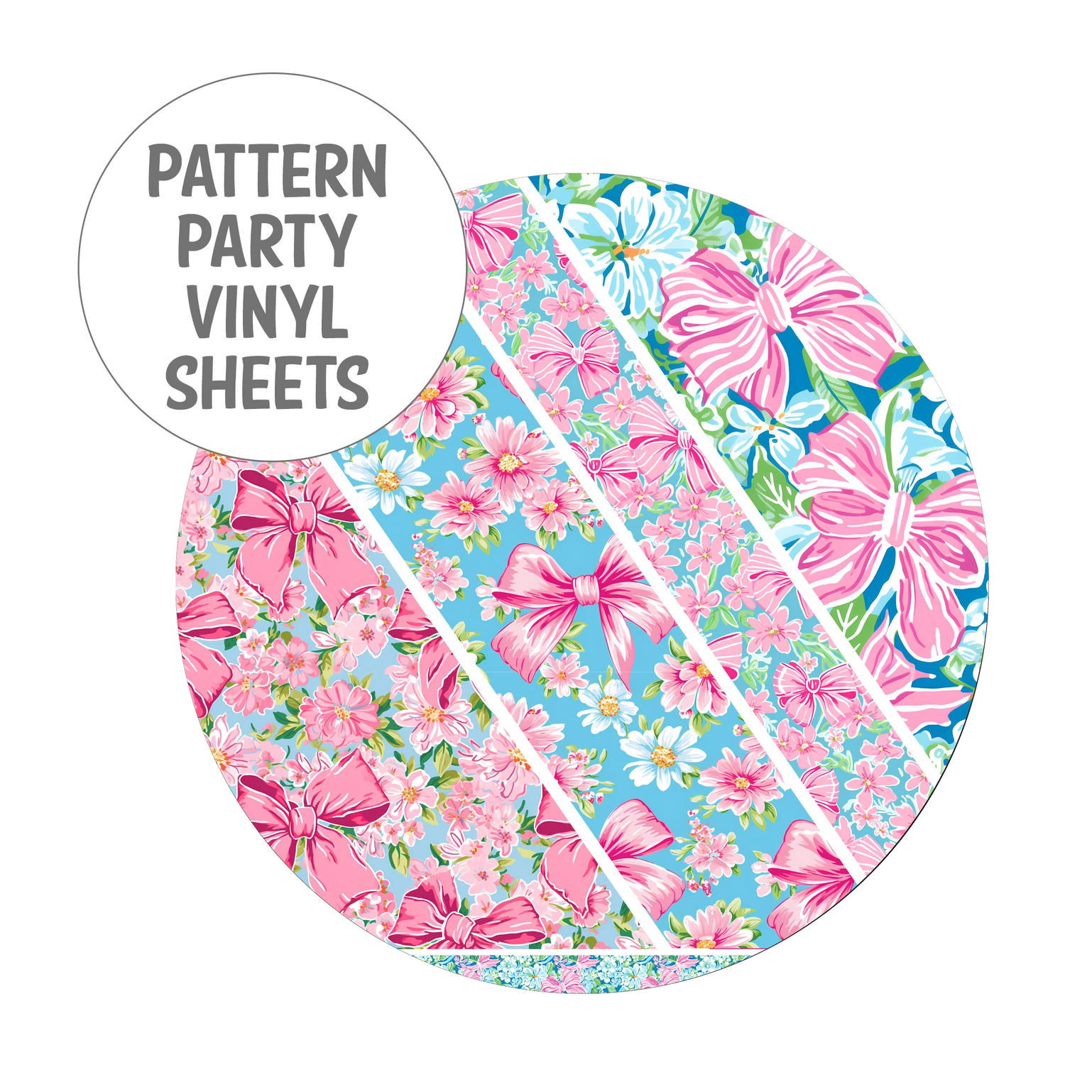 Pattern Party Vinyl Sheets