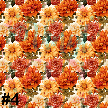 Fall Flowers Pattern Collection