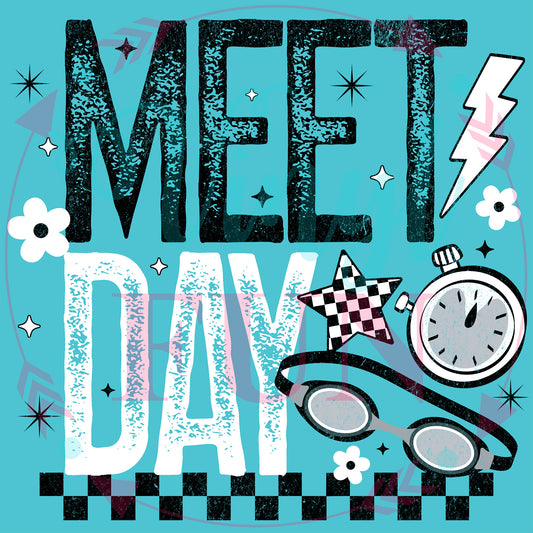 Swim Meet Day Transfer - 128