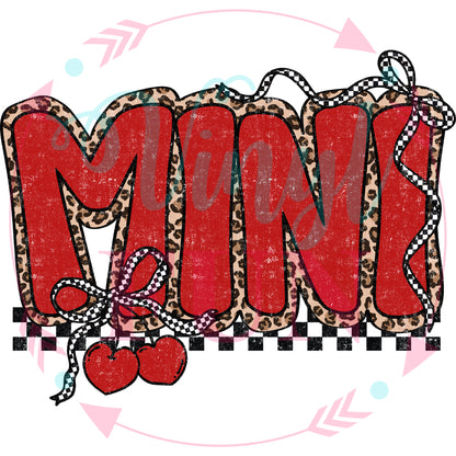 Leopard Cherry Mama & Mini Transfer -136