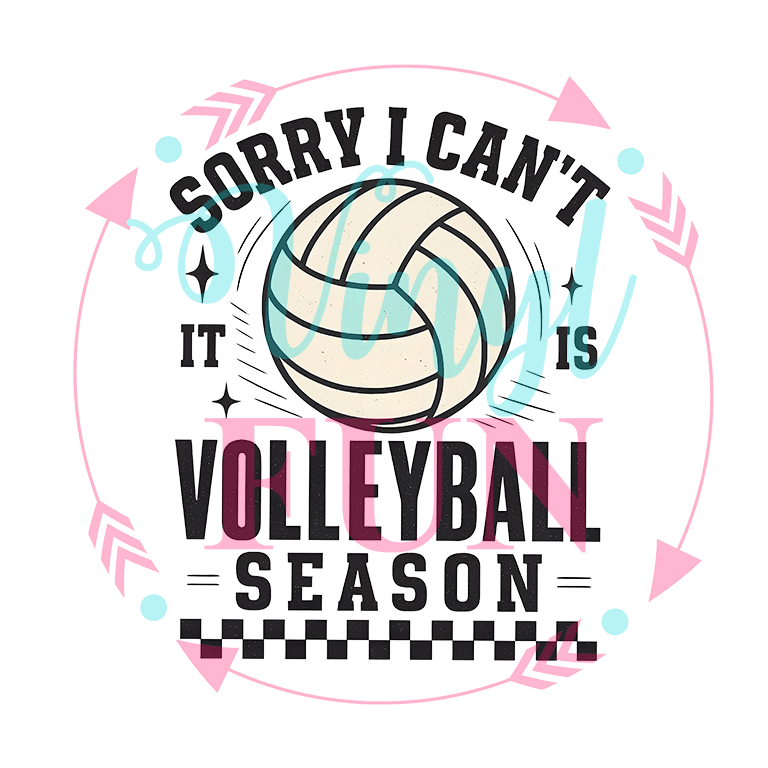 UVDTF Volleyball Season Decal -166