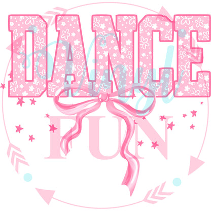 Dance With Bow Sleeves Transfer - 16