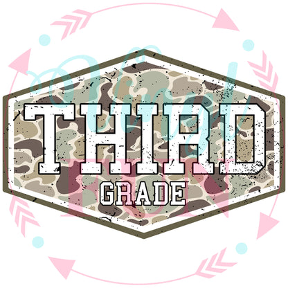 Camo School Choose a Grade - 171