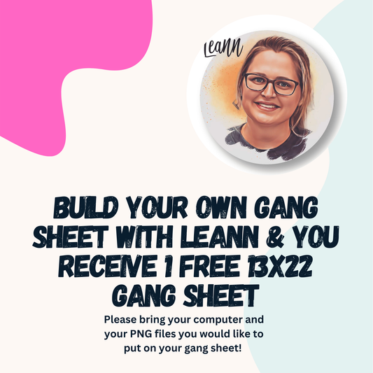 Build Own Gang Sheet Using the Vinyl Fun Gang Sheet Builder!!