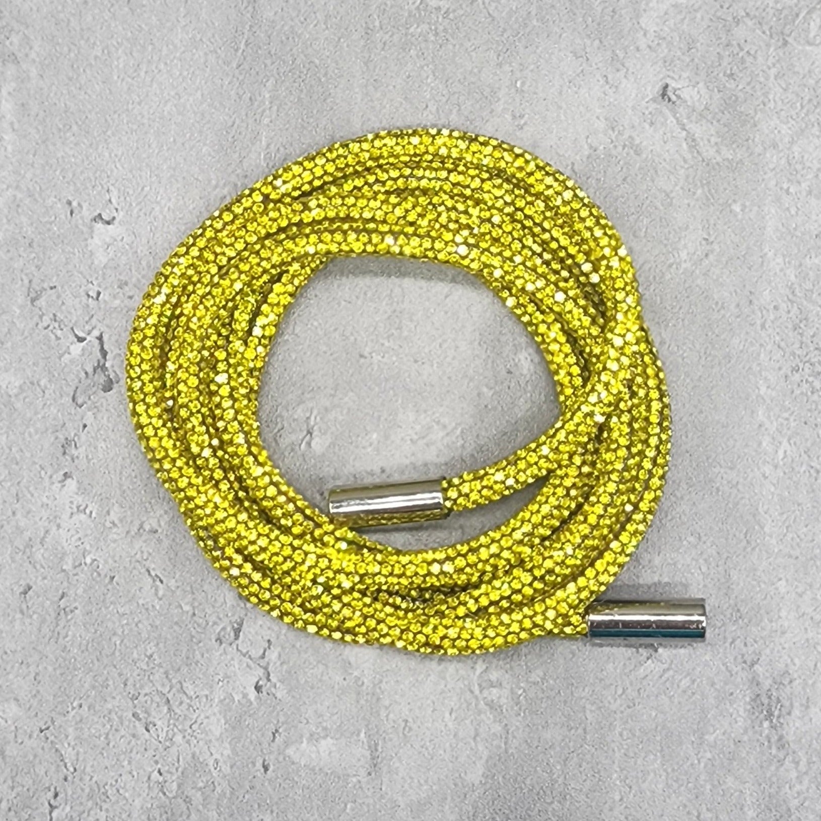 Yellow Rhinestone Hoodie String – Sleeper Nerdz & Co.