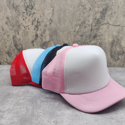 Youth Trucker Mesh Hat For Sublimation