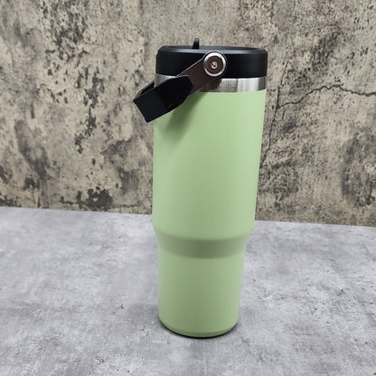 Powder Coated Sports Bottle With Top Handle