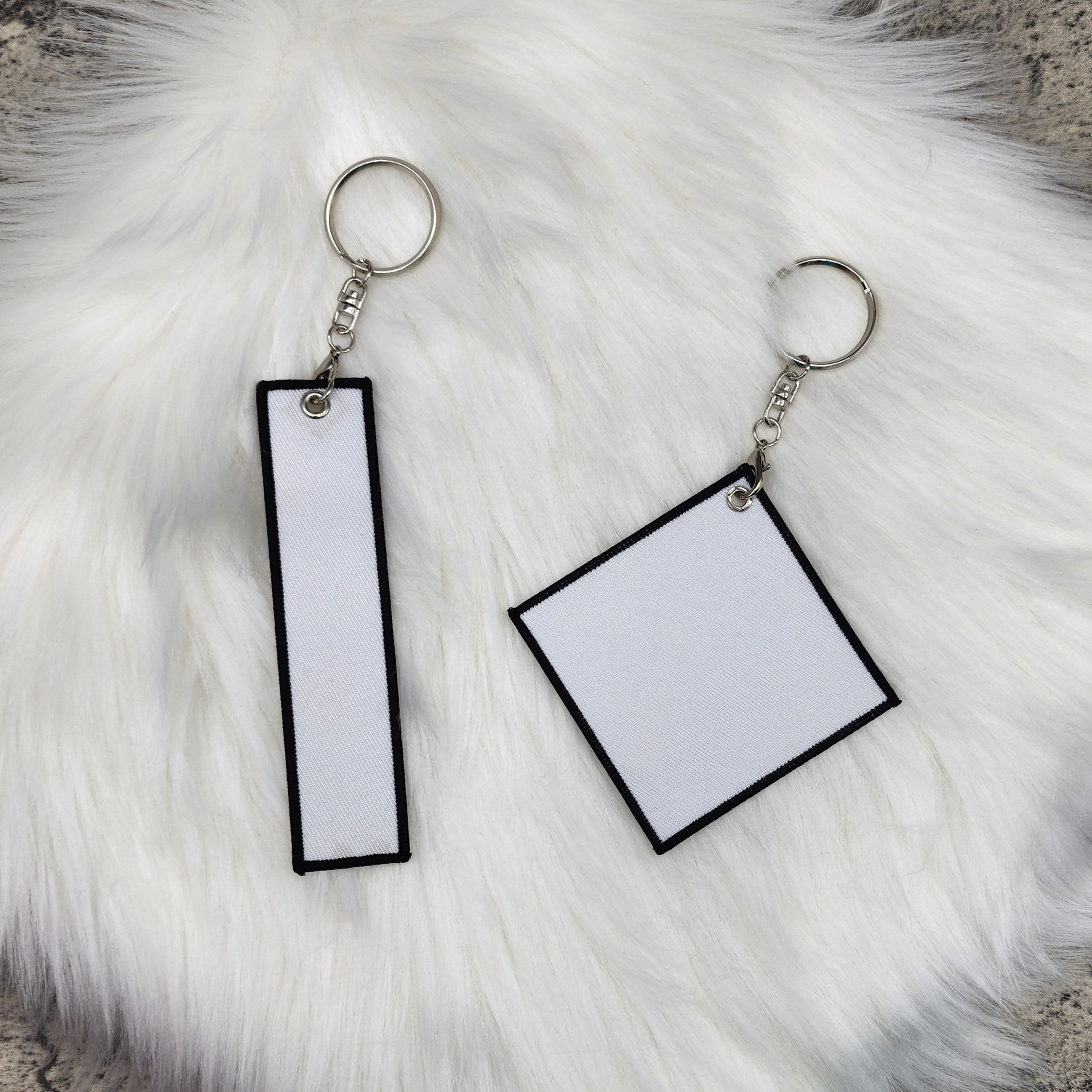 Sublimation Key Fob with Black Trim – Vinyl Fun