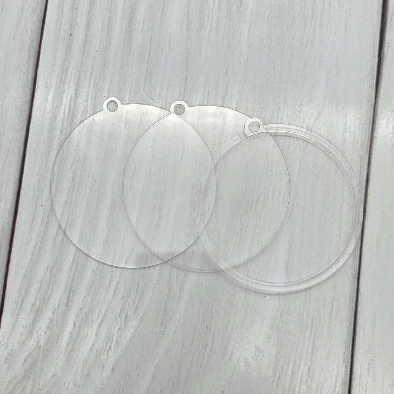 Acrylic Snow Globe Keychain Shaker