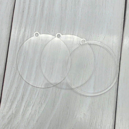 Acrylic Snow Globe Keychain Shaker