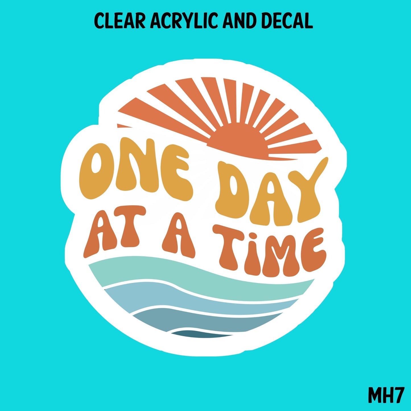 Mental Health Acrylic And UVDTF Decal- MH7