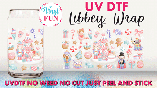 Nutcracker Time UVDTF Libbey Glass Wrap - UV282