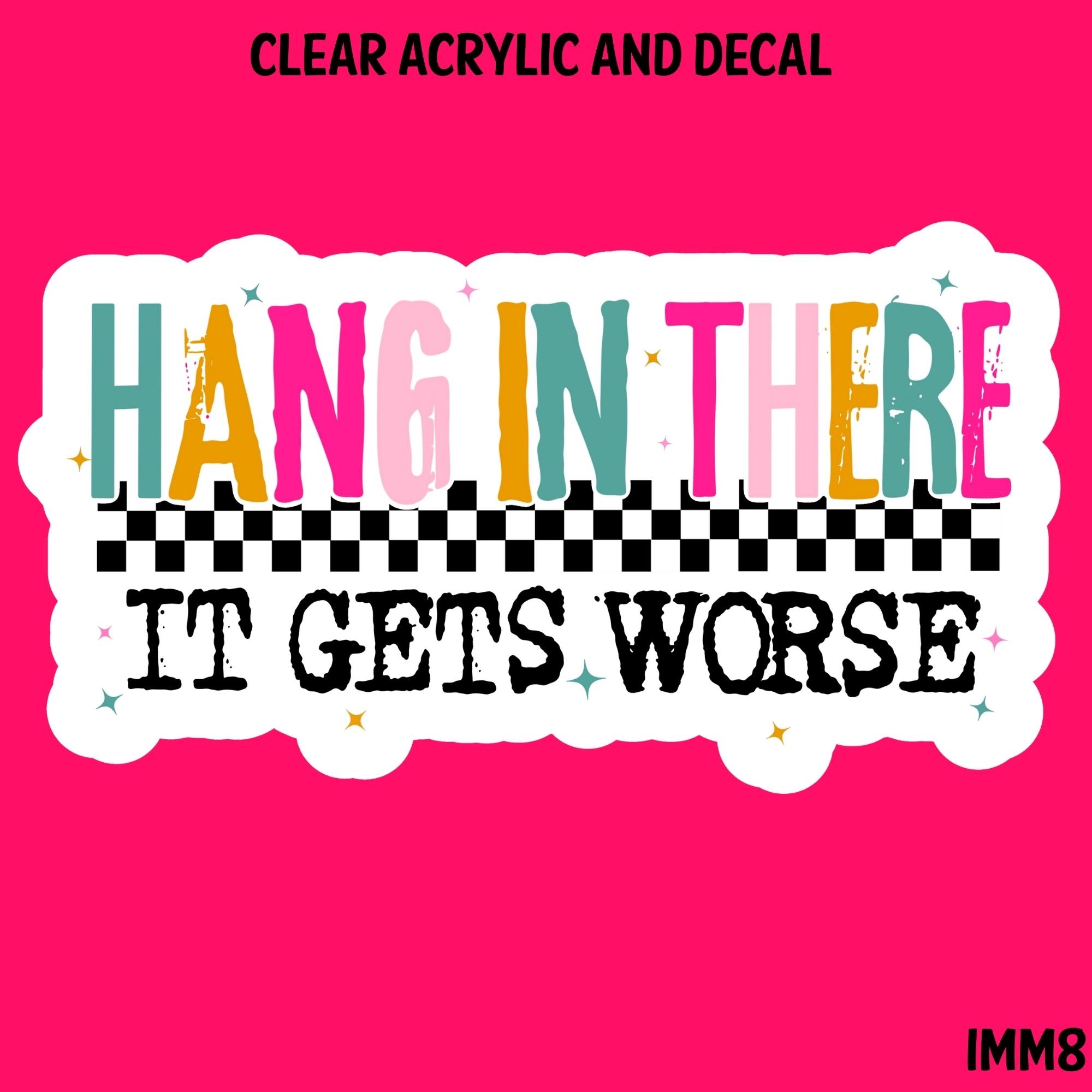 Immature Adult Acrylic And UVDTF Decal- IMM8 – Vinyl Fun
