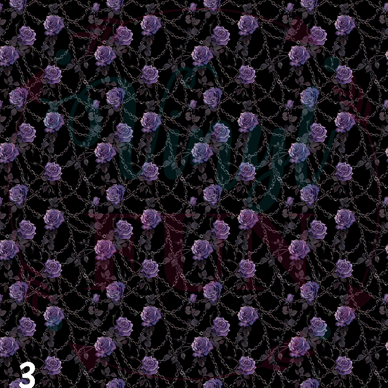Purple Halloween Pattern Collection