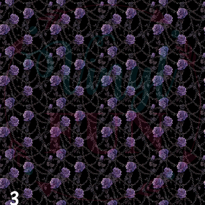 Purple Halloween Pattern Collection