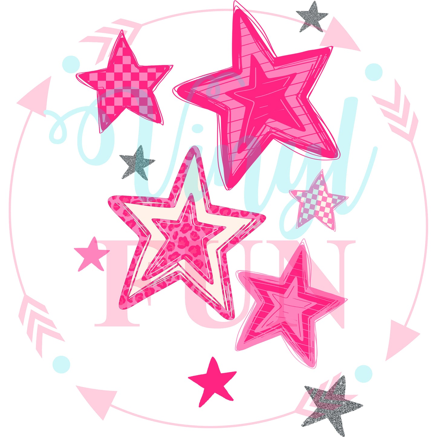 Pink Stars Transfer - 47