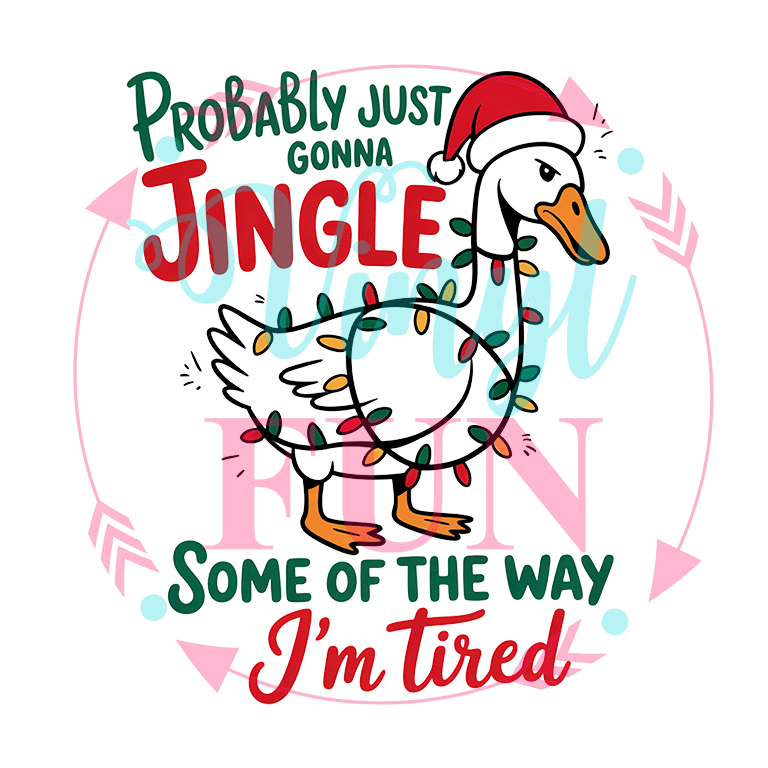 UVDTF Christmas Goose Decals