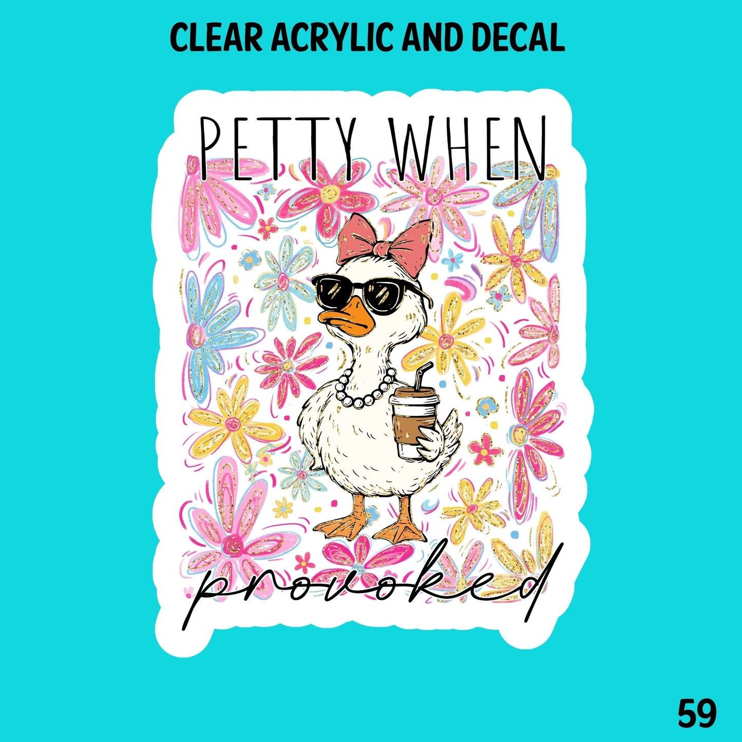 Petty Acrylic And UVDTF Decal- 59