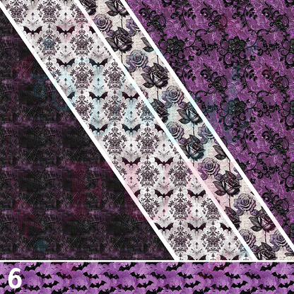 Purple Halloween Pattern Collection