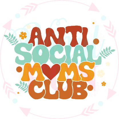 Anti Social Moms Club Decal-28