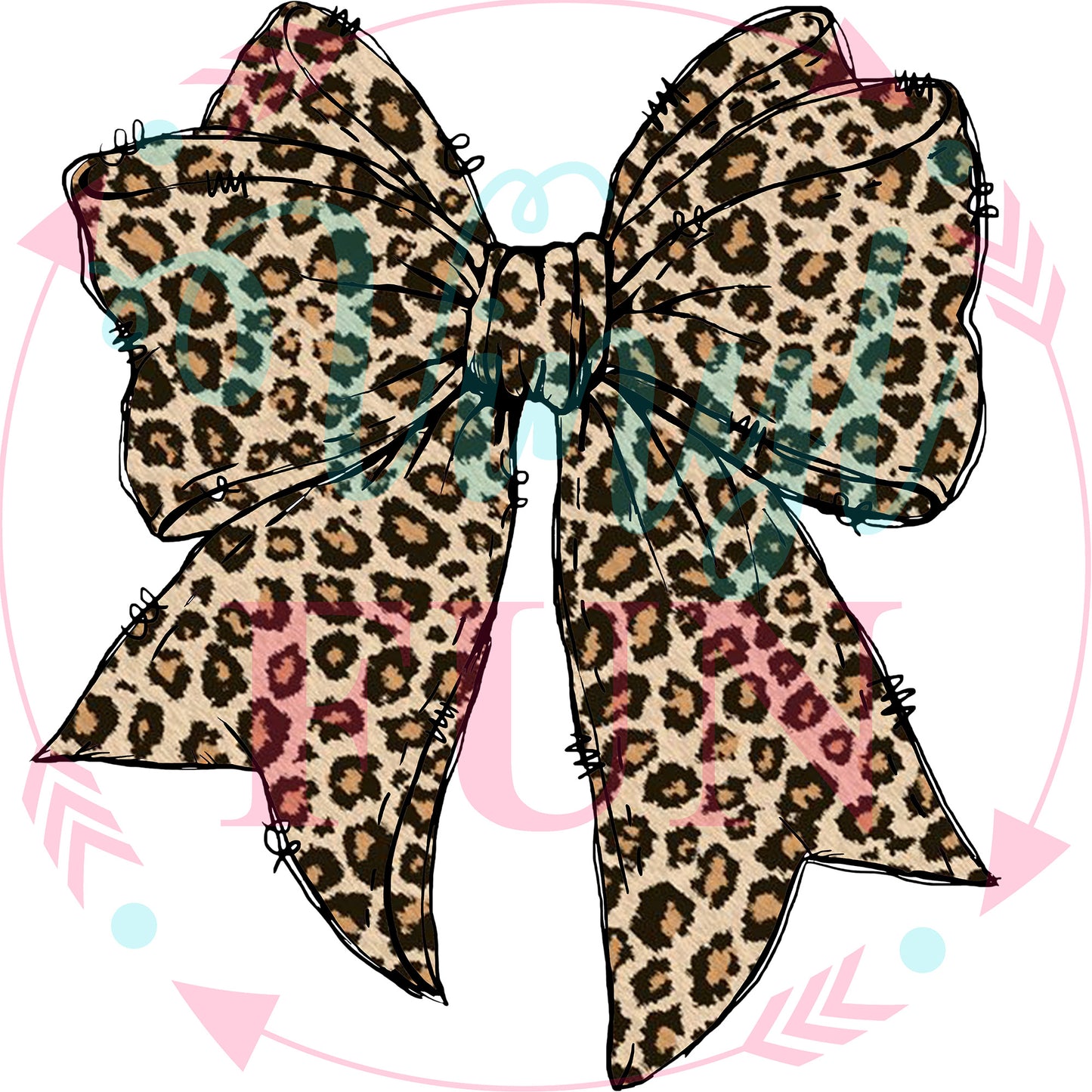 Bow Fun Transfers - For Fabrics
