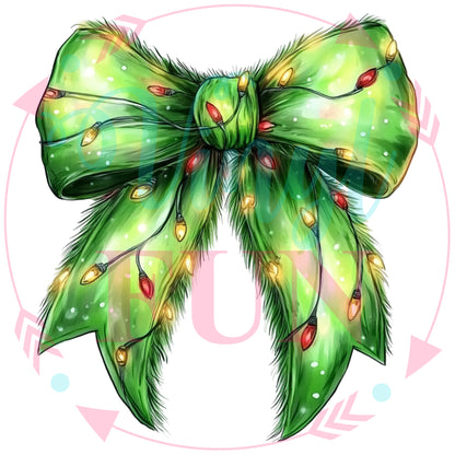 Holiday Bows Transfers - For Fabrics