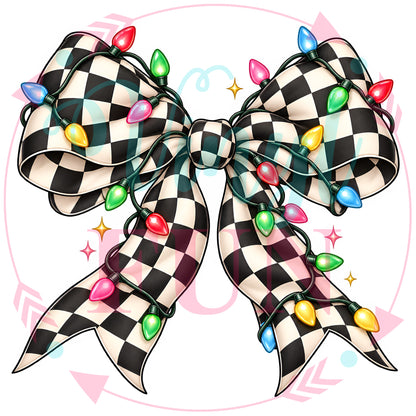 Holiday Bows Transfers - For Fabrics