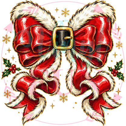 Holiday Bows Transfers - For Fabrics