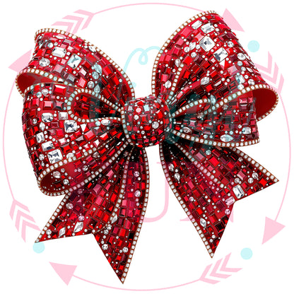 Holiday Bows Transfers - For Fabrics