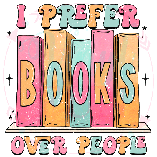 Books Over People Transfer -123