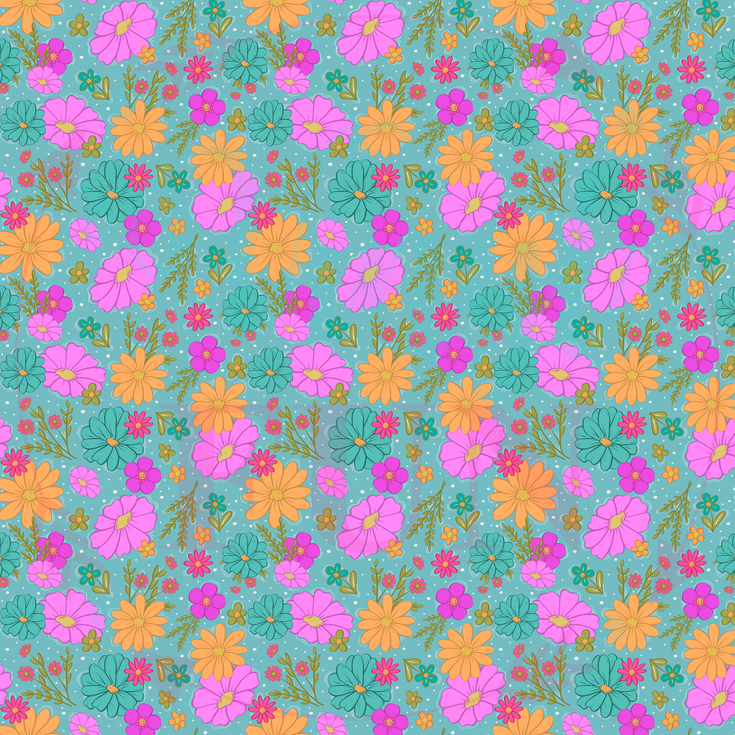 Bright Florals Pattern-A2