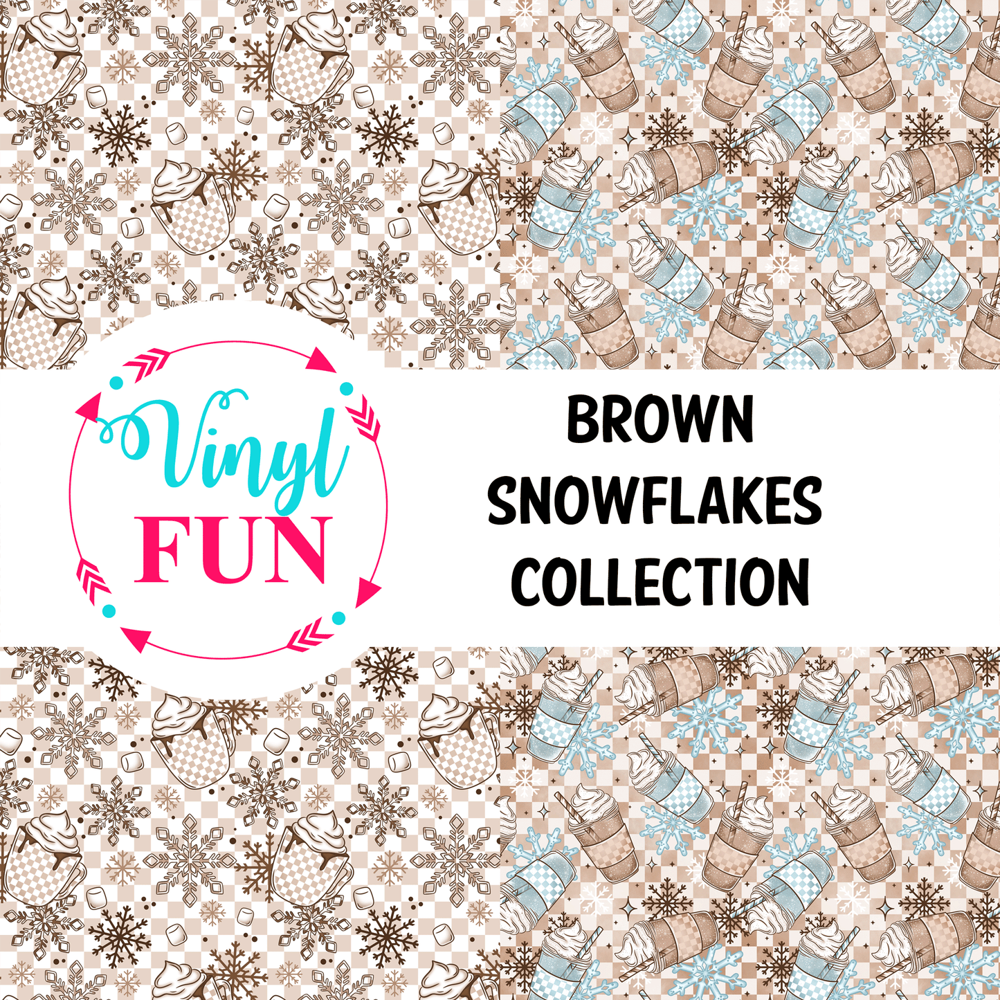 Brown Snowflakes Collection