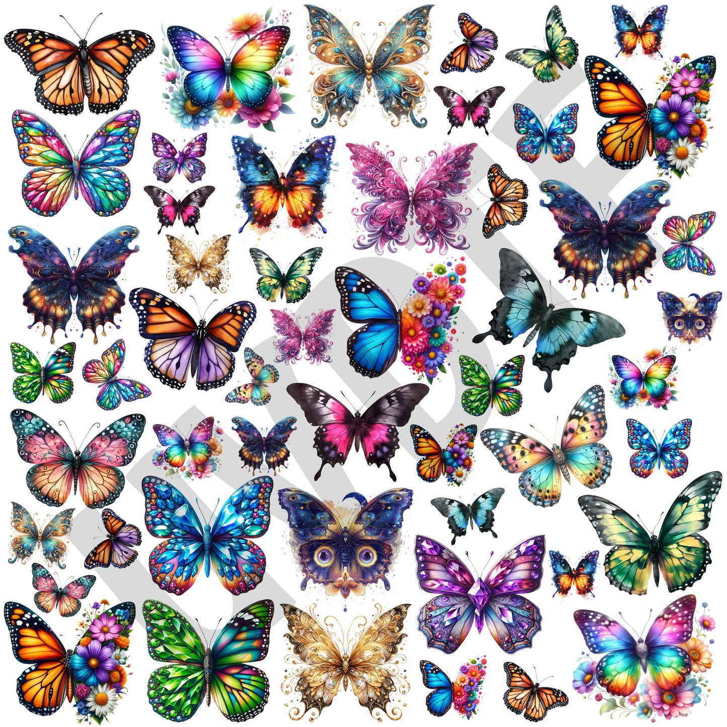 UVDTF Butterfly  Elements-U5