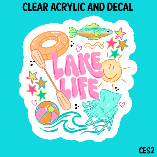 Cerra Summer Acrylic And UVDTF Decal- CES2