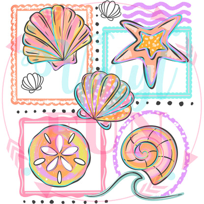 Cerra Summer Transfers - For Fabrics