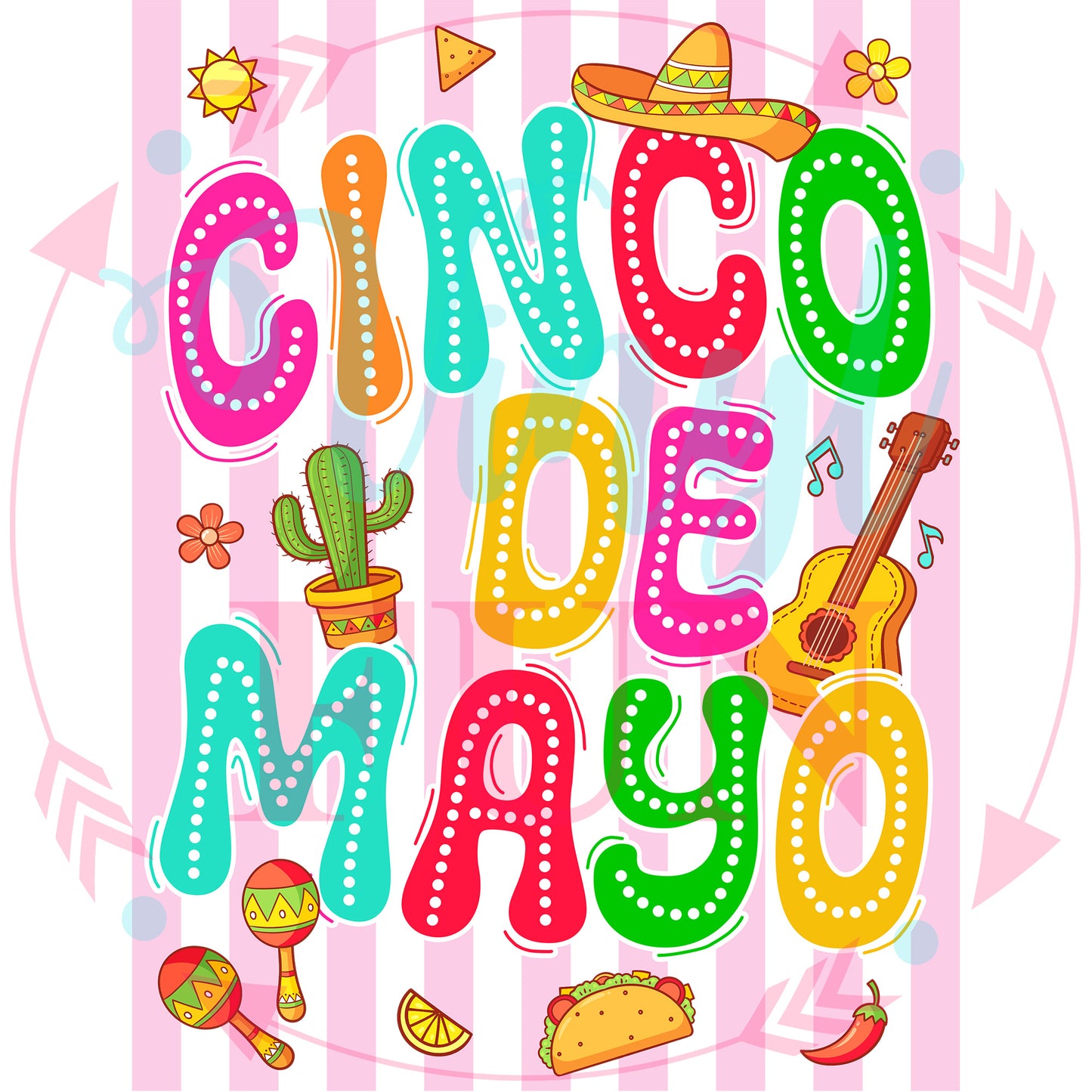 Cinco Fun Transfers - For Fabrics