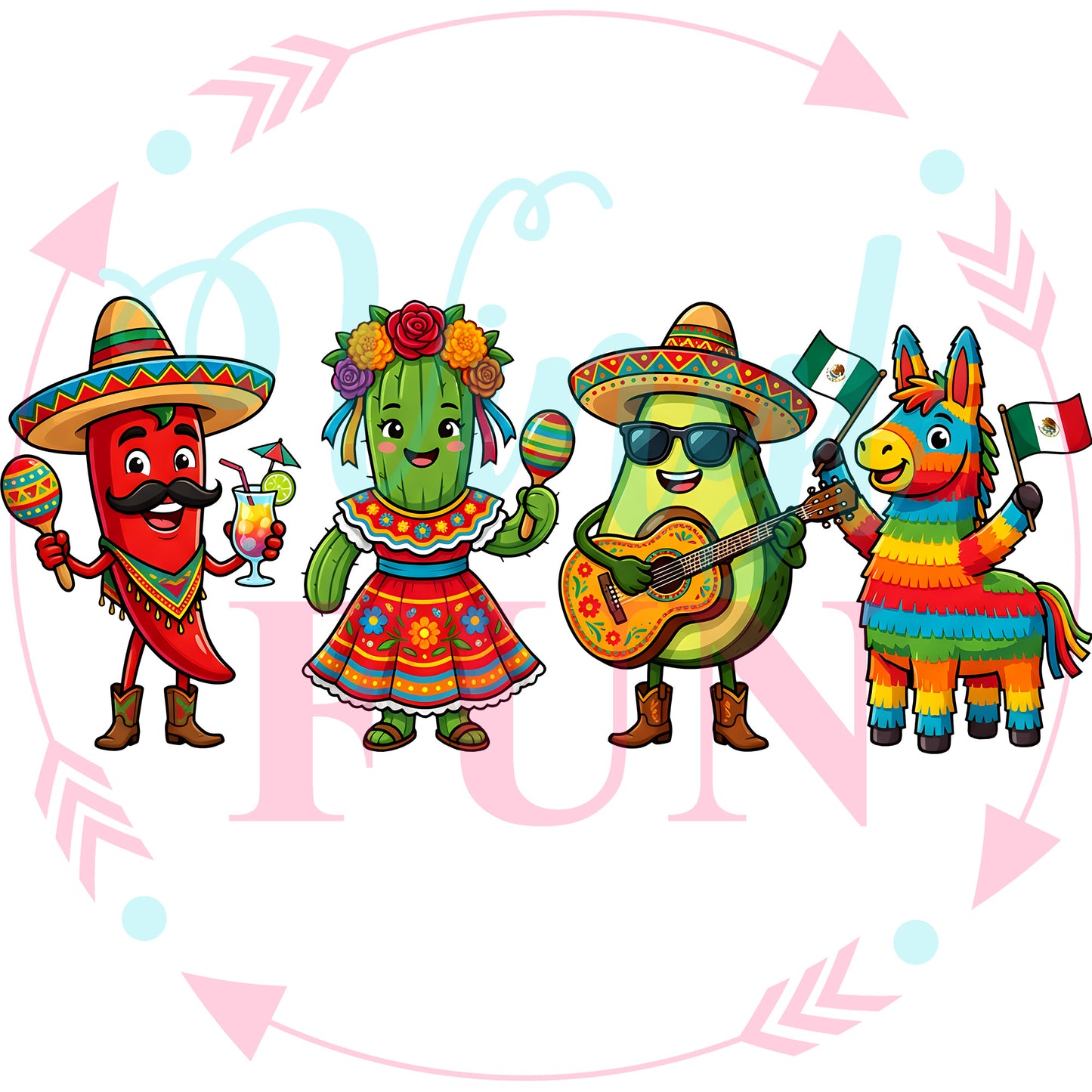 Cinco Fun Transfers - For Fabrics