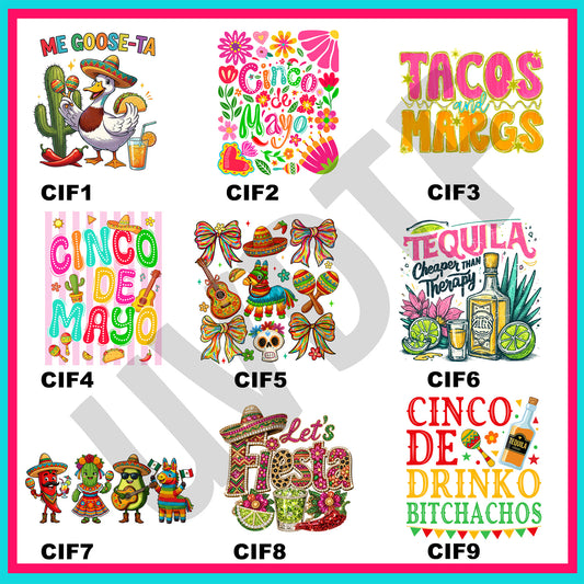 UVDTF Cinco Fun Decals