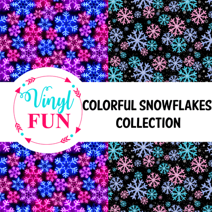 Colorful Snowflake Collection