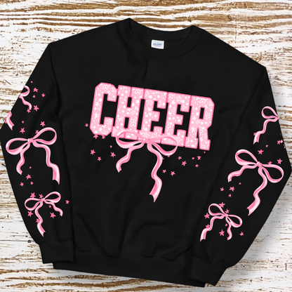 Cheer With Bow Sleeves Transfer - 84