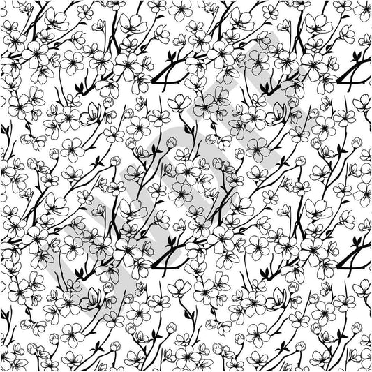 UVDTF Cherry Blossom Outline Elements-X8