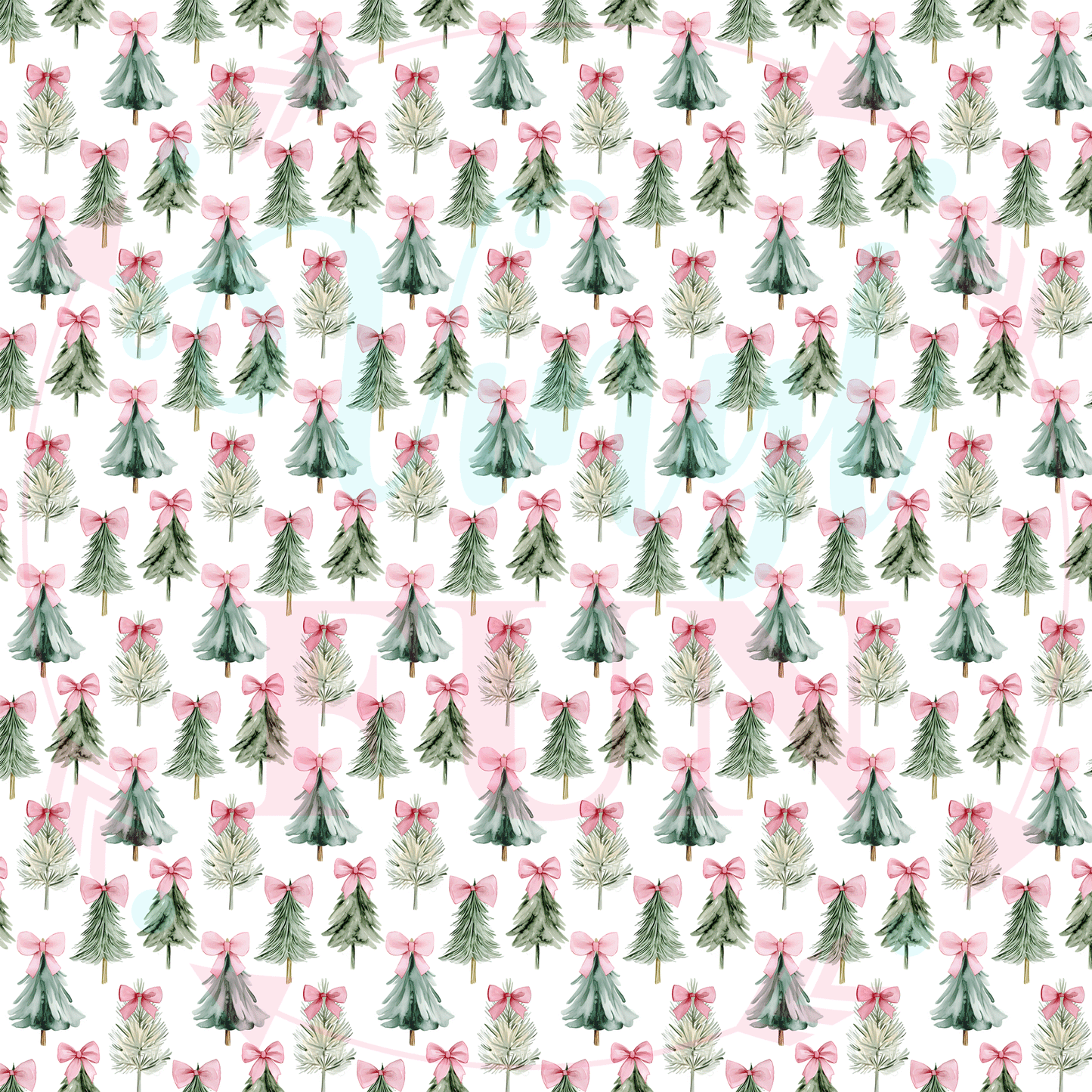 Trees And Bows Pattern
