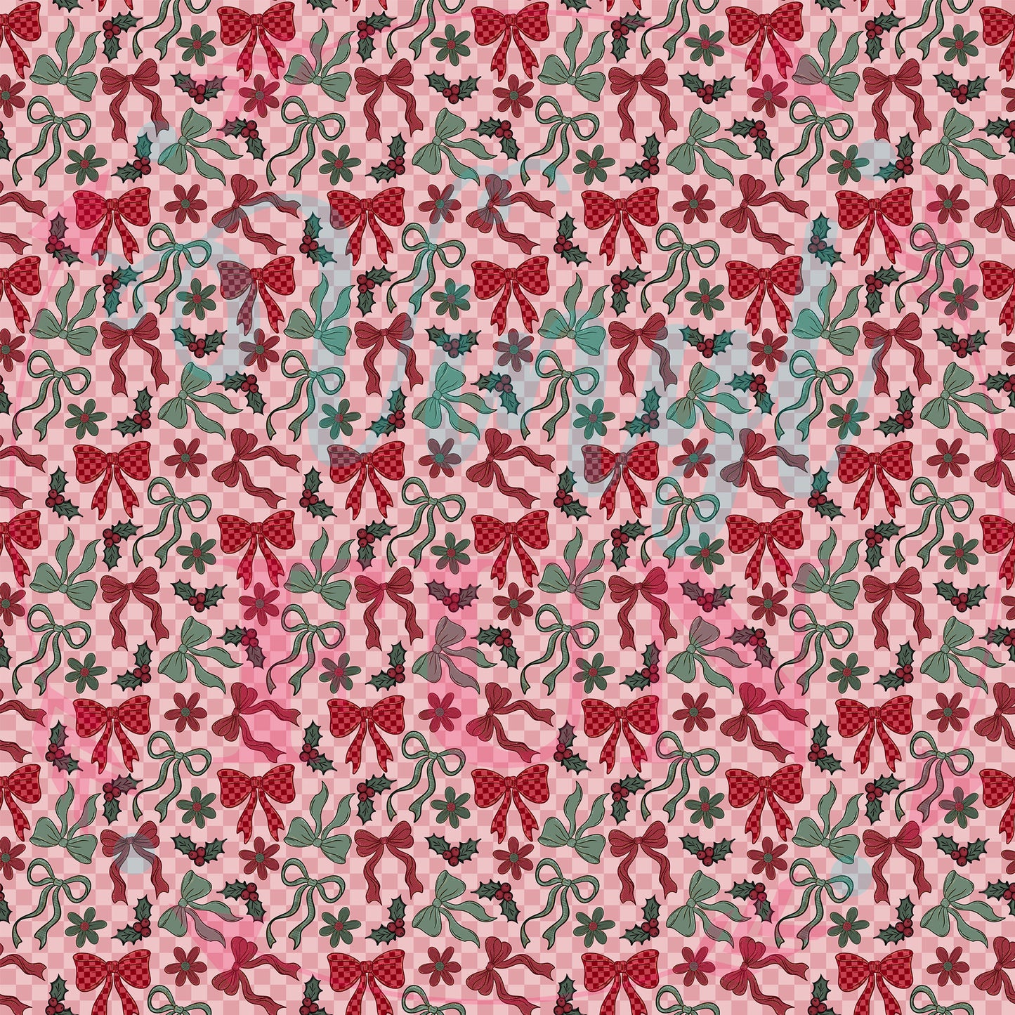 Christmas Bows Pattern