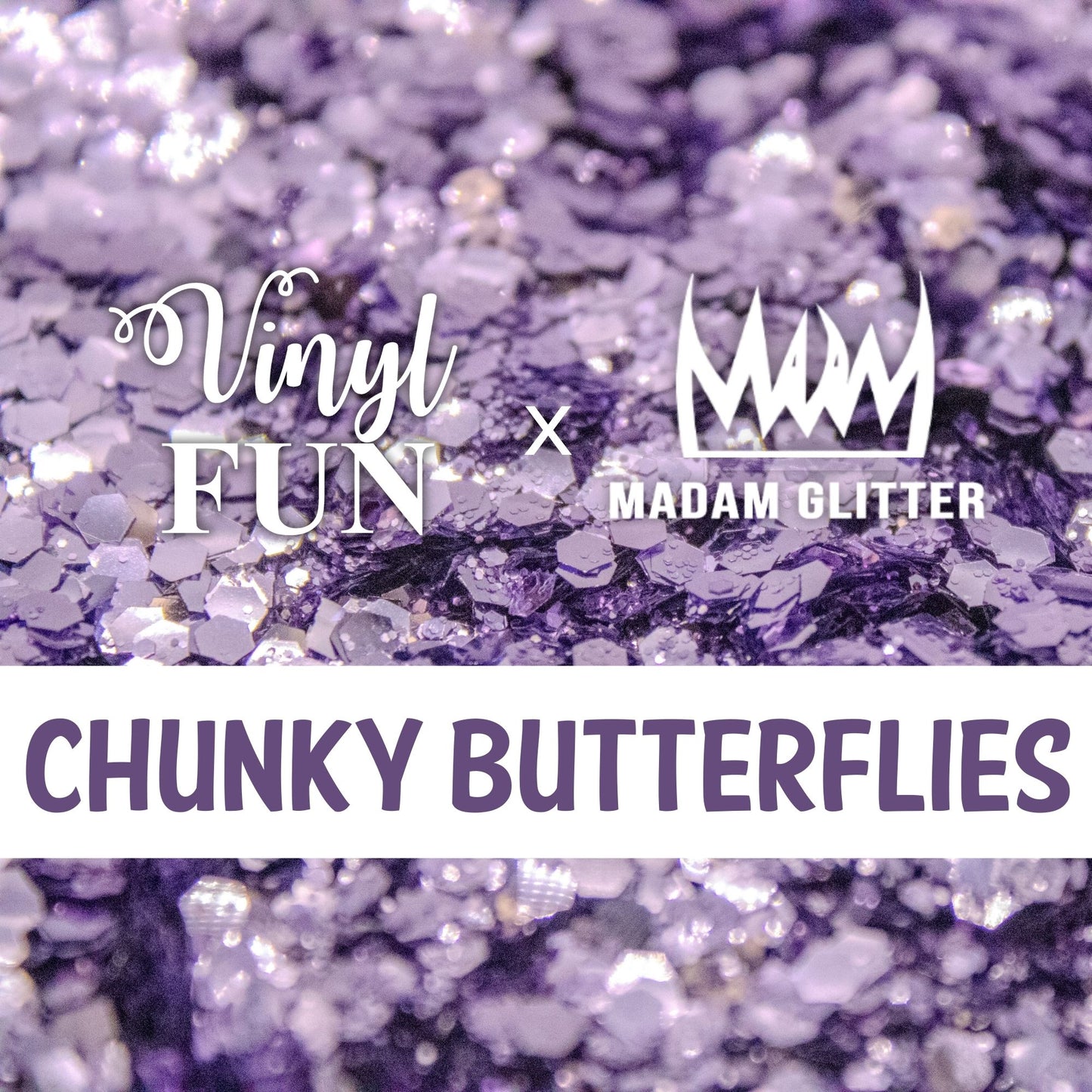 Chunky Butterflies Glitter