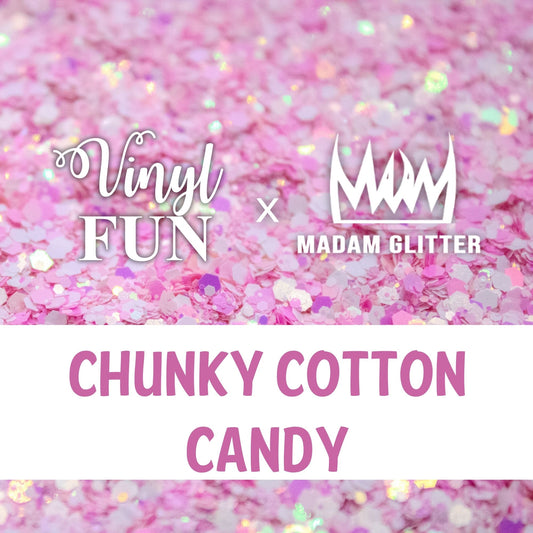 Chunky Cotton Candy Glitter